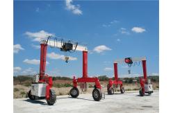 China Single Girder Hydraulic Drive RTG Mobile Gantry Crane Customized With 5m~20m Span supplier