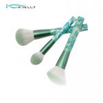 OEM 10pcs Travel Makeup Brush Set with Marble Lined Plastic Handle