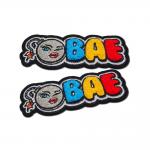 Chenille Clothing Embroidered Patches Logo Merrowed For Hats​ for sale