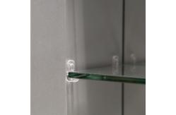 China Mirrored Cabinets Customized Aluminum LED Illuminated Bathroom Vanity Mirror Cabinet supplier