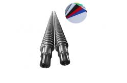 China Co-Rotating / Counter-Rotating Conical Twin Screws And Barrels For Extruder supplier