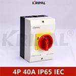 4P 40A IP65 230-440V Load Isolator Waterproof AC Isolator Switch for sale
