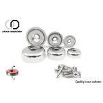 CNC Machining Rare Earth Disc Magnets , Cup Magnet Assemblies CMS Magnetics High Reliability for sale