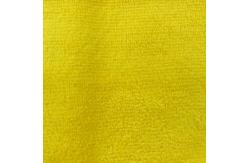 China Warp Knitted Microfiber Cleaning Fabric Yellow 40x40 Piped Polyester Polyamide supplier