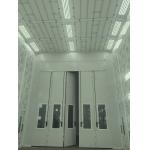 China Fold Style Automotive Spray Booths 30kW Electric Heating PLC Touch Screen Control factory