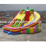 Commercial Inflatable Twister Slide Games For Kids for sale