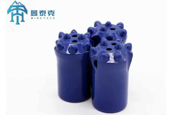 Forging Carbide Steel Taper Bit 34mm 36mm 8 Buttons For Mining