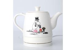 China 0.8L Auto Shut Off Electric Ceramic Kettle Teapot 360° Swivel Base supplier