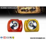 Green Safety Cordless LED Mining Headlamp With 232LUM Strong Brightness for sale