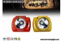 China Green Safety Cordless LED Mining Headlamp With 232LUM Strong Brightness supplier