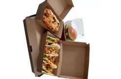 China Wholesale Custom Food Packaging Paper Boxes for Hamburger Fried Chicken Takeaway supplier