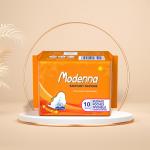Disposable Pure Cotton Sanitary Pads Super Absorb Feminine Pads With Wings