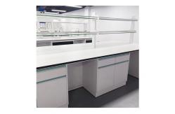 China 2 Shelves Grey Lab Tables Work Benches With Customized Length X 750x850mm supplier