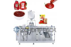 China Pouches Feeding Bag Horizontal Doypack Packing Machine Double Feeding Pouch supplier