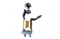 China Angled Cross Arm Mounted Hook Style Conductor Stringing Blocks supplier