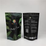 Cosmetic Ocean Bath Salt Matte Mylar Reusable Zip Pouches Standing Smell Proof