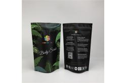 China Cosmetic Ocean Bath Salt Matte Mylar Reusable Zip Pouches Standing Smell Proof supplier