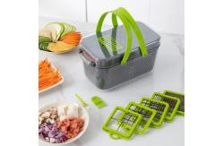 China Multifunctional Kitchen Tool Accessories  22 pcs  Onion Cutter Vegetable Chopper Slicer supplier