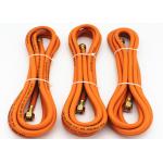 1/4 Inch Flexible Propane Gas Hose , flexible gas hose Orange Color for sale