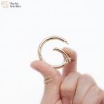 Circular Clips Trigger Spring O Rings For Keyrings Buckle Bags Purses