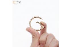 China Circular Clips Trigger Spring O Rings For Keyrings Buckle Bags Purses supplier