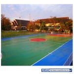 Multifunction Shock Absorption Silicon PU Sports Flooring Harmless