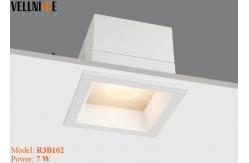 China 3000K High CRI LED Downlight for Museum 80mm 7W Square Shape supplier