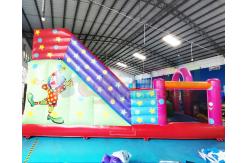 China Plato Inflatable Bounce House Combo Amusement Park Bouncy Castle Slide supplier