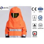 Orange S-3XL Welding Protective Clothing Arc Flash Proof Full Size For ASTM F19 for sale