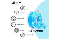 China PETG Filament Light Blue 1kg 3D Printer Filament Smooth Printing Surface supplier