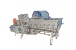 China Leafy Vegetable 1000KG/H Eddie Current Washing Machine supplier