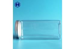 China Durable Sturdy  Square Wide Mouth Plastic Jars Recyclable Non Toxic supplier