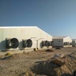 Customized Gable Roof Prefab Poultry House With Insulation Panels for sale