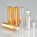 10ml 6ml Empty Aromatherapy Roller Bottles Silver Coating Anti UV for sale
