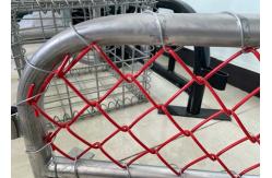 China Galvanized Width 2.5m Chain Link Fabric Fencing For Revolt Activities supplier