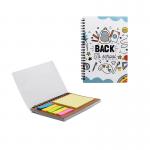 Blank A5 PET Cover Spiral Coil Notebook Sublimation Blank Notebook With Color Sticky Note Pad for sale