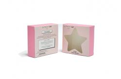 China Small Pink Gift Pantone Cardboard Box With Window supplier