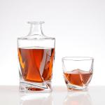 Super Flint Glass Rectangle Shape 700ml Liquor Tequila Vodka Alcoholic Drink Bottle for sale
