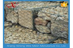 China Green Silver Welded Mesh Gabions Wire Cages For Rock Retaining Walls supplier