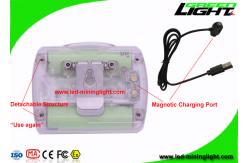 China Wireless Miners Cap Lamp All In One Structure With USB Charger / Oled Screen supplier