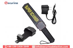 China Intelligent Handheld Metal Detector Wand Rechargeable Battery For Security Checking supplier