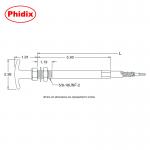Twist Locking Control Cable Head Plated Carbon Steel Locking Push Pull Cable Head
