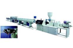 China Pvc Pipes Manufacturing Machines Double Screw Extruder For Irrigating supplier