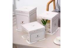 China Customizable Paper Thickness Cake Packaging Boxes with CMYK / Pantone Printing supplier