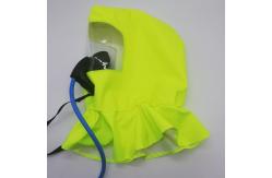 China EEBD Hood Full Face Mask Breathing Apparatus Components With Mouth & Nose Valve supplier