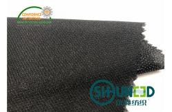 China Black PA Coated Woven Interlining Twill Woven Stretch Interfacing supplier
