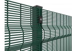 China Black High Speed Galvanized Curvy Security 358 Fence PVC Anti Climb Security Fencing supplier