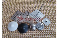 China 40mm Square Head Perforated Base Insulation Hangers For Fixing Fire Protection supplier