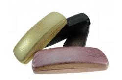 China smihard spectacles frame cases with imitation leather material supplier