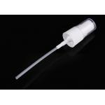 White 24/410 Ribbed Plastic Mist Sprayer Hand Pump for sale